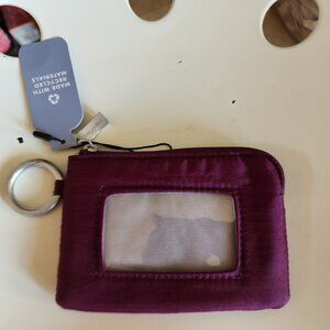 Baggallini Women's RFID Card Case One Size, Maroon NEW with Tags NWT
